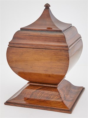 Lot 107 - Victorian Rosewood Tobacco Box 19th Century Of...