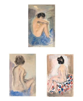 Lot 10 - Serge Helias French, b. 1923 (i) Nude Study...
