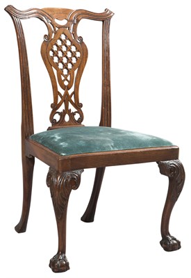 Lot 160 - George II Mahogany Side Chair Circa 1755 The...