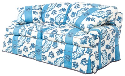 Lot 67 - Upholstered Loose Cushion Sofa 20th Century...