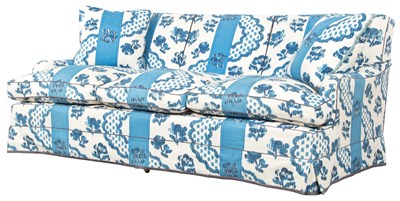 Lot 68 - Upholstered Loose Cushion Sofa 20th Century...