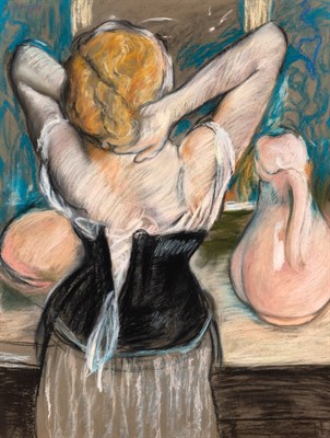 Lot 9 - After Edgar Degas La Toilette Bears false...
