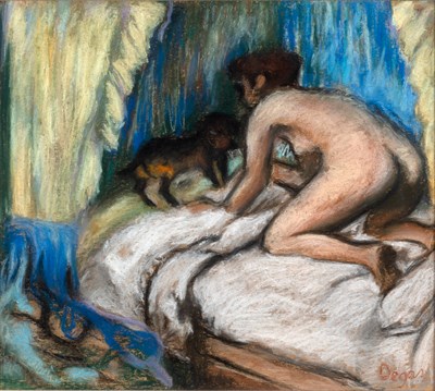 Lot 13 - After Edgar Degas La femme au chien (le...