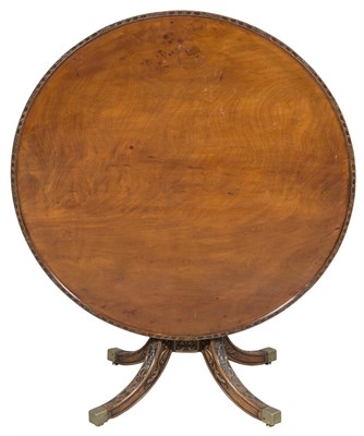 Lot 175 - English Mahogany Center Table 19th Century The...
