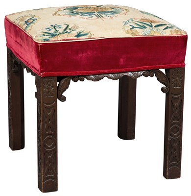 Lot 92 - George III Style Mahogany Needlepoint...