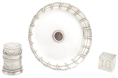 Lot 100 - Bulgari Sterling Silver Roman Coin Mounted...