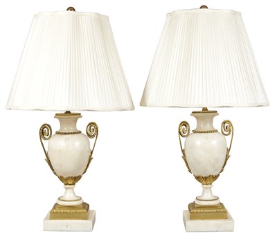 Lot 66 - Pair of Louis XVI Style Gilt Bronze Mounted...