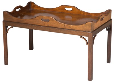 Lot 208 - George III Style Mahogany Butler's Tray on...