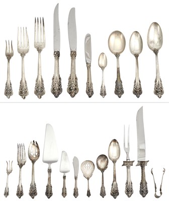 Lot 218 - Wallace Sterling Silver Grande Baroque Pattern...