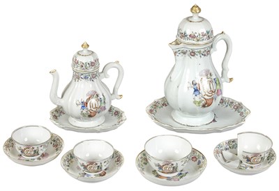 Lot 157 - Chinese Export Porcelain Part Tea and Coffee...