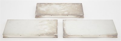 Lot 130 - Three Georg Jensen Sterling Silver Cigarette...