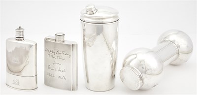 Lot 137 - Three Sterling Silver Bar Articles Comprising...