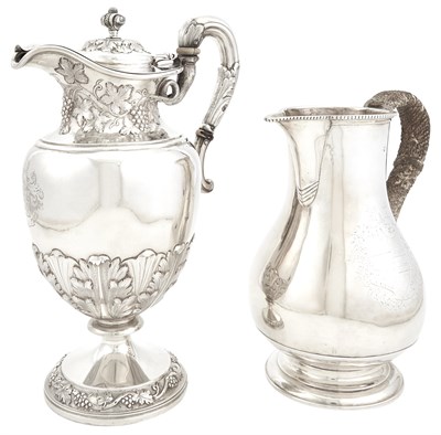 Lot 171 - Two Silver Water Pitchers One apparently...