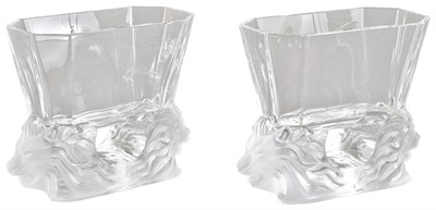 Lot 75 - Two Lalique Venise Pattern Glass Vases 20th...