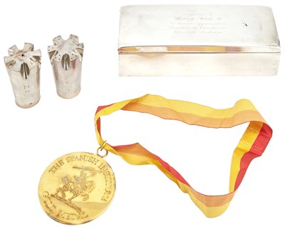 Lot 139 - Pair of Elizabeth II Sterling Silver Salt and...