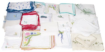 Lot 178 - Miscellaneous Group of Table Linens 20th...