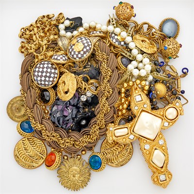 Lot 286 - Group of Designer Costume Jewelry and Accessories
