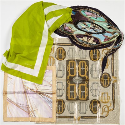 Lot 228 - Hermès Four Scarves