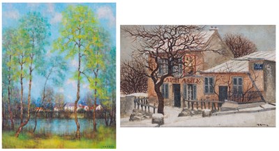 Lot 81 - Jean-Louis Vergne French, b. 1929 Landscape...