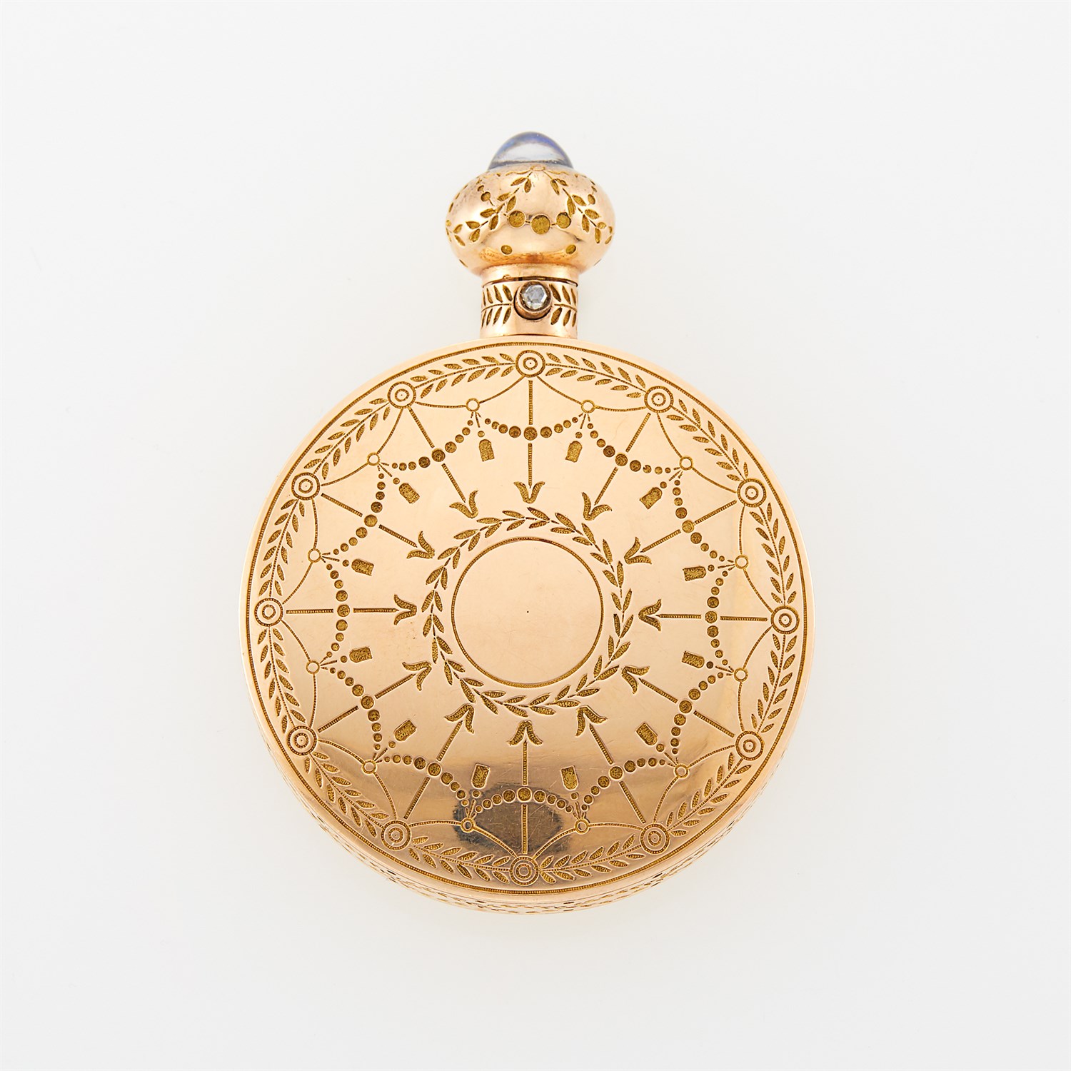 Lot 161 - Fabergé Gold Scent Flask Workmaster August...