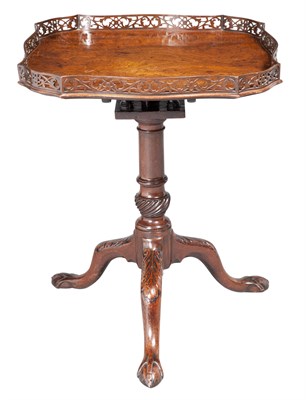 Lot 140 - George II Mahogany Tripod Table 18th Century...