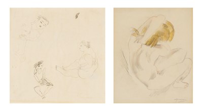 Lot 24 - Jules Pascin French, 1885-1930 (i) Seated...