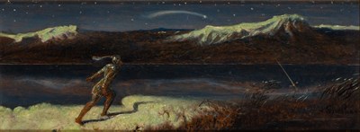 Lot 59 - James Smetham British, 1821-1889 Sir Bedivere...