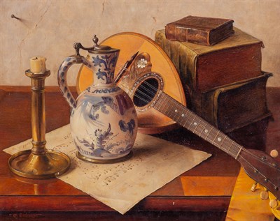 Lot 15 - Oswald Eichinger German, b. 1915 Still Life...