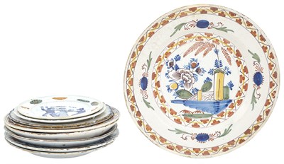 Lot 116 - Group of Ten Dutch Delft and English Pottery...