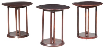 Lot 297 - Three Stained Wood Center Tables After a...