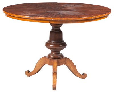 Lot 208 - Continental Style Walnut and Stained Wood...