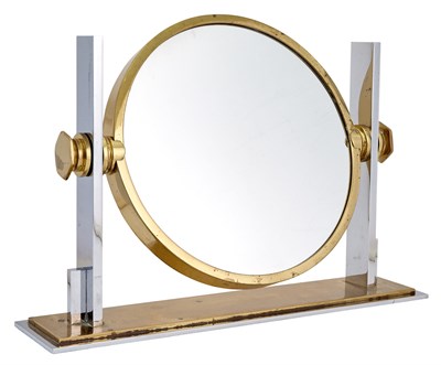 Lot 310 - Karl Springer Two-Toned Polished Chrome, Brass...