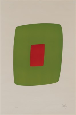 Lot 1002 - Ellsworth Kelly (1923-2015) GREEN WITH RED...