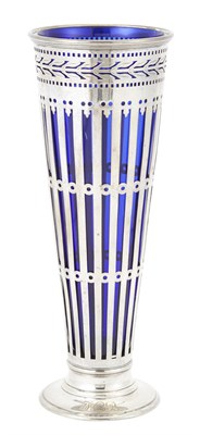 Lot 195 - Tiffany & Co. Sterling Silver and Blue Glass...