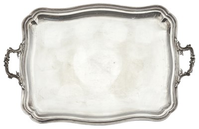 Lot 282 - Italian Silver Two-Handled Tray 20th Century...