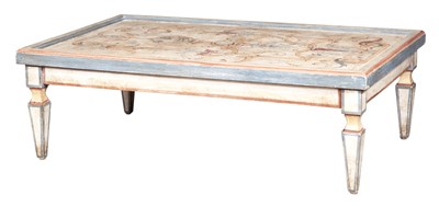 Lot 191 - Italian Style Faux Scagliola and Painted Low...