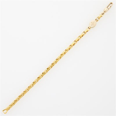 Lot 1037 - Bakara Gold Link Bracelet