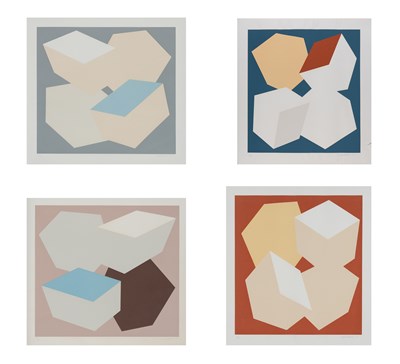Lot 1018 - Charles Hinman (b. 1932) UNTITLED Four color...
