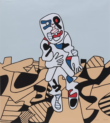 Lot 1016 - Jean Dubuffet (1901-1985) MARCHE EN CAMPAGNE...