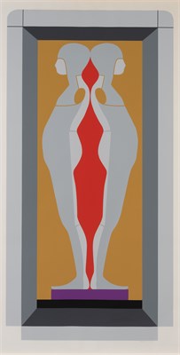 Lot 1024 - Ernest Trova (1927-2009) STUDY/FALLING MAN...