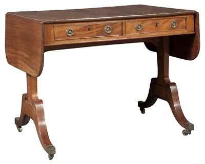Lot 310 - Regency Mahogany Sofa Table Height 28 inches,...