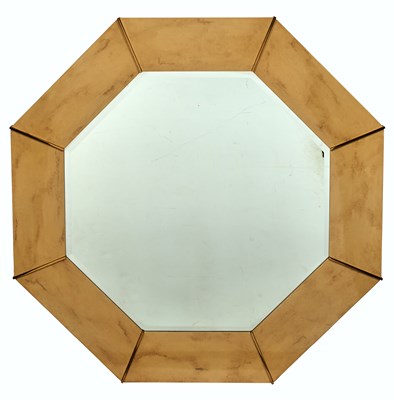 Lot 308 - Karl Springer Brass and Lacquered Wood Mirror...