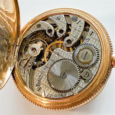 Lot 1201 - Rockford Lady's Hunting Case Pendant-Watch