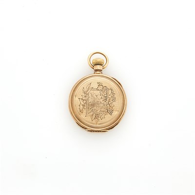Lot 1196 - American Watch Co. Gold Hunting Case Pocket Watch