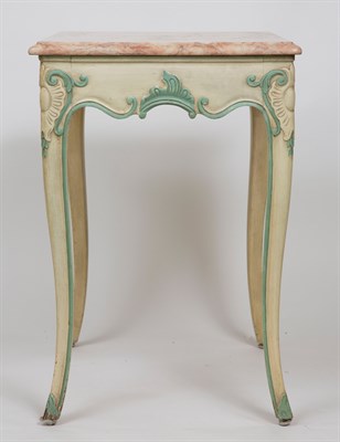 Lot 1080 - Louis XV Style Painted Wood Table 20th Century...