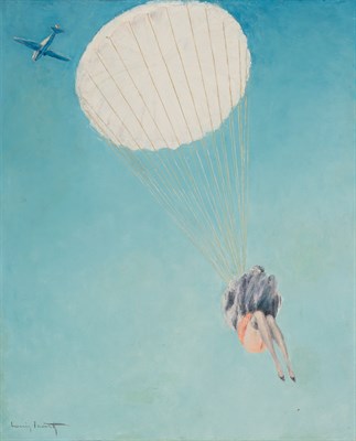 Lot 31 - Louis Icart French, 1888-1950 Plein Ciel...