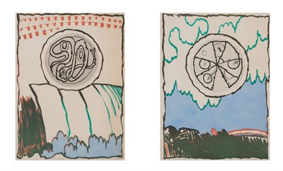 Lot 1028 - Pierre Alechinsky (b. 1927) BORÉALITÉ Two...