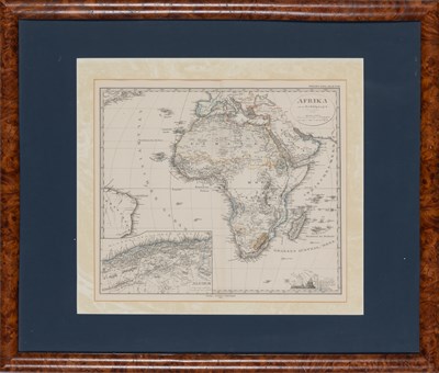 Lot 79 - [MAPS-AFRICA] Two framed maps of Africa. Two...