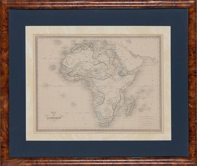 Lot 79 - [MAPS-AFRICA] Two framed maps of Africa. Two...