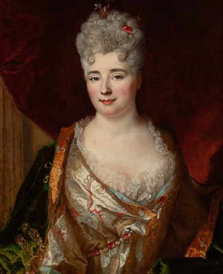 Lot 25 - Circle of Nicolas Largillière Portrait of a...